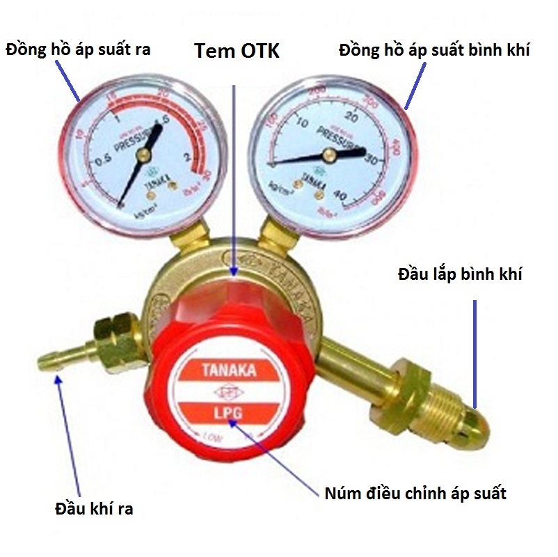 Van giảm áp khí Acetylen gas